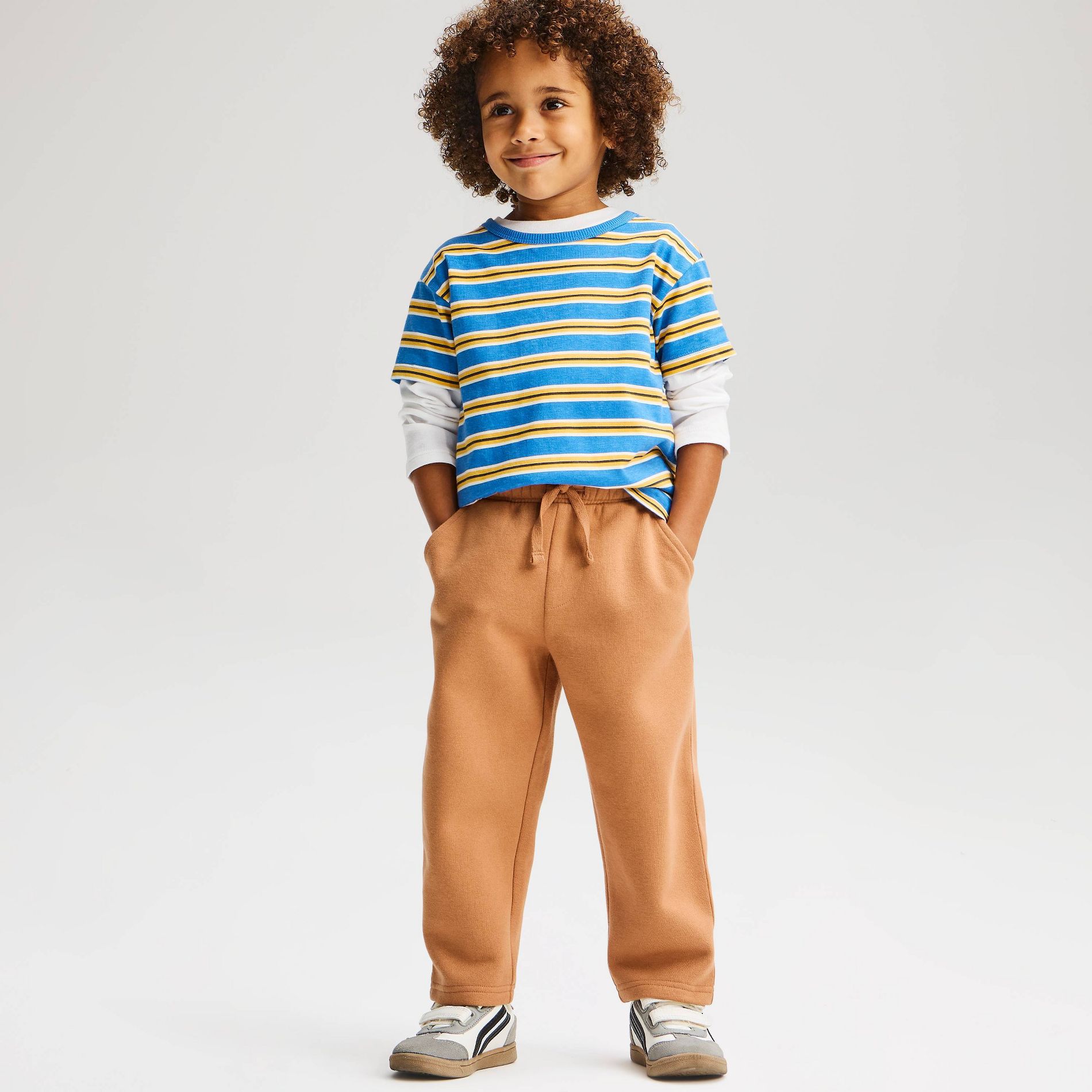 Toddler Boys' Cozy Fleece Barrel Sweatpants - Cat & Jack™