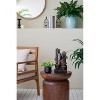 Gulches 7.7*3.9*13.6" Brown and Gray Water Fountain with Antique Water Pump Design - 2 of 4