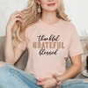 Simply Sage Market Women's Thankful Grateful Blessed Plaid Short Sleeve Graphic Tee - 2 of 4