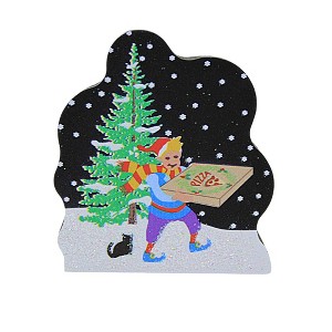Cat's Meow Village 2.5 Inch Mozzy The Delivery Elf , North Pole Series Christmas (1PC) - 1 of 3