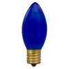Northlight Pack of 4 Blue C9 Transparent Christmas Replacement Bulbs - 2 of 3