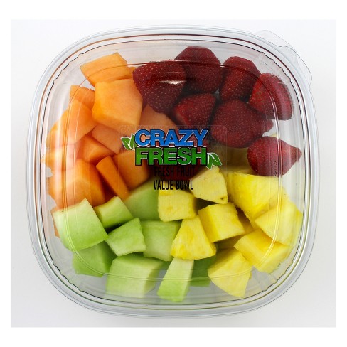 Crazy Fresh Cut Fruit Value Bowl 3lb Target