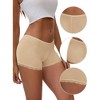 INSPIRE CHIC Women's Seamless Ice Silk Lace Trim Slip Shorts for Under Dresses Lightweight Elastic Boyshorts - 3 of 4