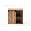 Weston Sliding Barn Door Wine Cabinet Natural - Boraam: Storage for Dining, Holds 4 Bottles & Accessories - 3 of 4