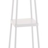 58" Etagere Floor Lamp with Linen Shade, Storage Shelves - Cresswell Lighting - 2 of 4