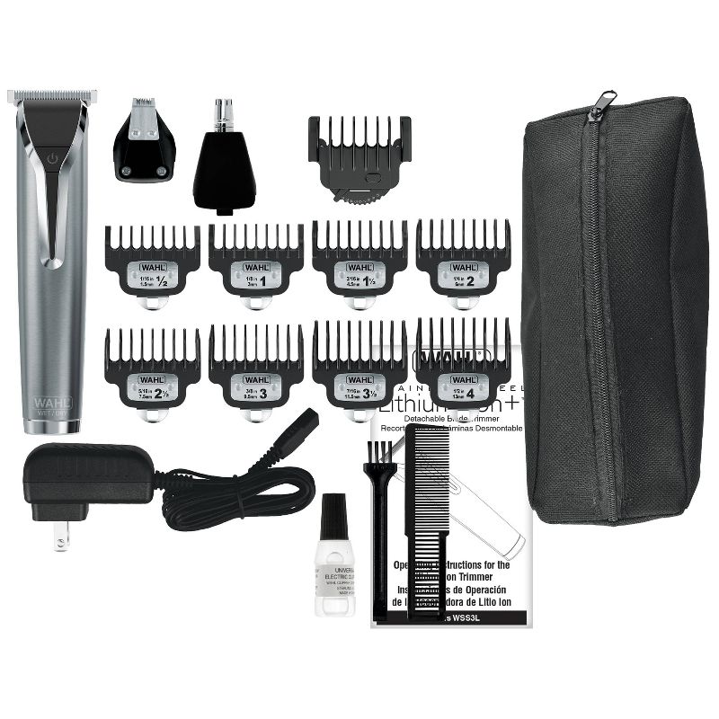 Wahl Lithium Ion Stainless Steel Trimmer, 4 of 6