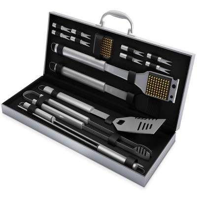 Hastings Home Stainless Steel BBQ Grill Set - 16 pieces