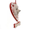 Kurt S. Adler 4.5 Inch Dog In Heart W/ Bone Canine Best Friend Tree Ornaments - 2 of 2