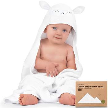 KeaBabies Cuddle Baby Hooded Towel, Organic Baby Bath Towel, Hooded Baby Towels, Baby Beach Towel for Newborn, Kids