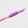 Girls' Red Balloon Unicorn Rainbow Plastic Time Teacher Hook And Loop Strap Watch - Pink - image 3 of 4