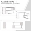 PAGED Computer Desk, Simple Modern Office Desk with 2 Cabinets and 3 Drawers, Executive Desk for Office, Study - 4 of 4
