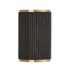 Capital Lighting Donovan 2 - Light Wall Light in  Black Stain/Matte Brass - 3 of 4