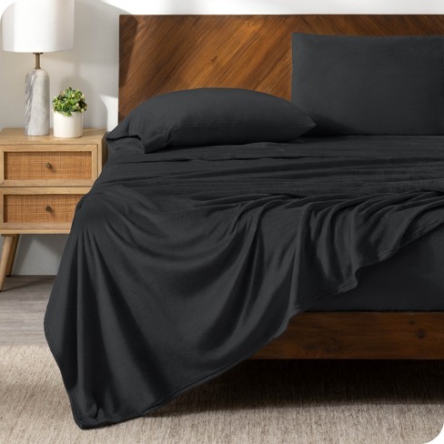 Black fleece online bedding