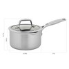 ZWILLING Energy Plus 2-qt Stainless Steel Ceramic Nonstick Tall Saucepan - image 3 of 4