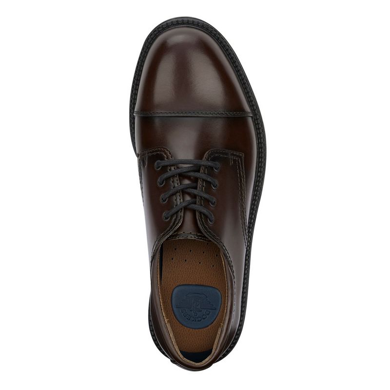 Dockers Mens Gordon Leather Dress Casual Cap Toe Oxford Shoe, 3 of 12