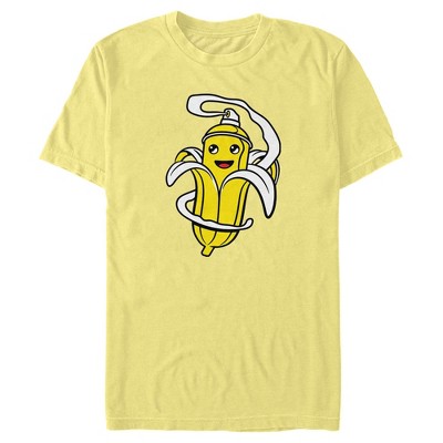 Men's Fortnite Peely Spray Can T-shirt - Banana - Large : Target