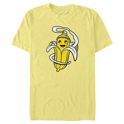 Men's Fortnite Peely Spray Can T-shirt - Banana - Small : Target