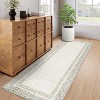 Machine Washable Carpet, Non-Slip And Non-Linting, Large Indoor Carpet, Modern Border Low Pile Foldable Carpet, Bedroom, Living Room, Kids Room - 2 of 4
