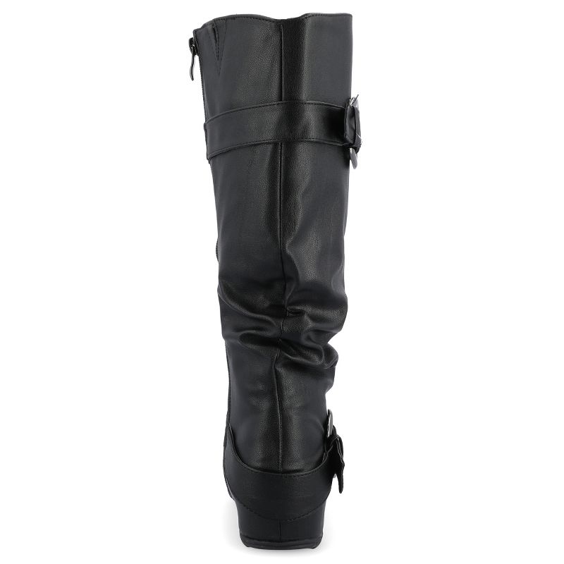 Journee Collection Womens Paris Hidden Wedge Riding Boots, 4 of 11