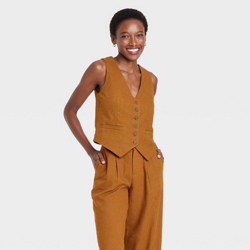 Suit vest womens sales