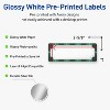 Avery Labels, 1" x 2-5/8", Silver-Green Plaid, Glossy, 160ct - 2 of 4