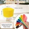 Unique Bargains Silicone Protective Heat Resistant Non Slip Coffee Cup Sleeve 6 Pcs - 2 of 4