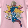 Girl's Marvel Captain Marvel Star Jump T-Shirt - 2 of 4