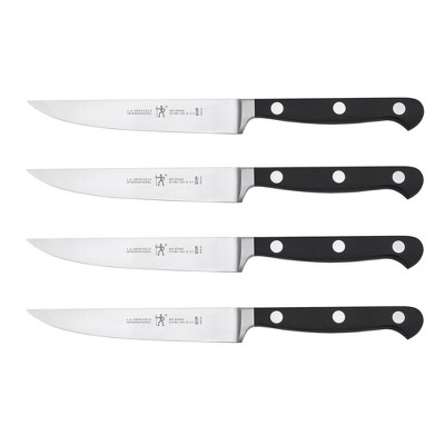 Henckels Forged Accent Set of 4 Steak Knife Set, German Engineered Informed  by 100+ Years of Mastery, Black 