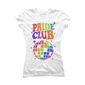 Adult Design By Humans Pride Club Rainbow Disco Ball By T-Shirt - 1 of 2