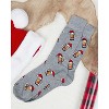 Memoi Men's Festive Santa Hat Beer Mug Novelty Crew Socks Med Gray Heather 10-13 - 4 of 4