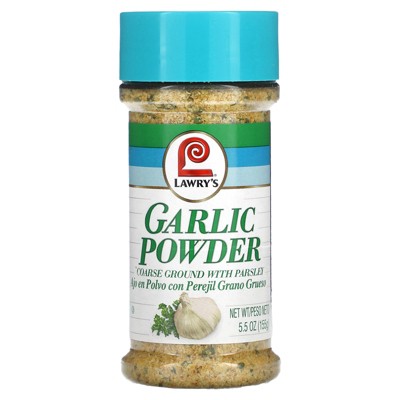 Lawry's Garlic Powder, Coarse Ground With Parsley, 5.5 Oz (155 G) : Target