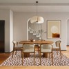 Modern Animal Print Rug, Bohemian Leopard Print Carpet, Washable, Non-Slip, Non-Shedding, for Living Room, Office, Dormitory, Bedroom - 3 of 4
