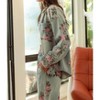 Women's Flower Child Button Up Shirt - BiBi - 3 of 4