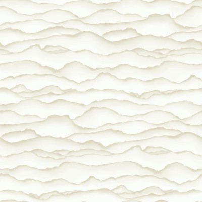 RoomMates Singed Peel & Stick Wallpaper Cream