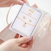 Pavilion Gift Company - Faith Floral Burst - Clear Zircon - 16.5"-18.5" Inspirational 18K Gold Plated Gift Set - Necklaces - 4 of 4