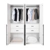 Manhattan Comfort Set of 2 Lee 2 Door Wardrobe Closets - 4 of 4
