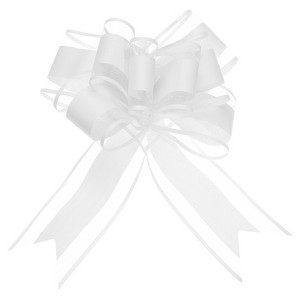 Unique Bargains Large Pull Bow Gift Wrapping Organza Decorative Gift Bows for Wedding 20 Pcs - 1 of 4