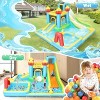 KRISRATE Inflatable Bounce House Water Slide with 550W Blower for Kids 3-12 with Dual Slides, Climbing Wall, Basketball Hoop, Deep Pool & Bounce Zone - 4 of 4