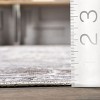 Nuloom Ari Faded Spill Proof Treated Pet Friendly Premium Machine Washable Area Rug, Runner 2' 6" x 8', Grey - 3 of 4