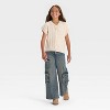 Girls' Cable Knit Pullover Sweater Vest - art class™ - 3 of 3