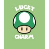 Girl's Nintendo Super Mario St. Patrick's Day Extra Life Mushroom Lucky Charm T-Shirt - image 2 of 4