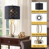 Maxax 24.6'' Traditional Gold Metal Table Lamp With Usb For Living Room/Bedroom - 4 of 4