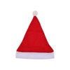 Unique Bargains Christmas Hat Polyester Red 11.02"x15.75" 1 Pc - 4 of 4