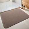 Unique Bargains Luxury Furry Soft Solid Plush Bath Mat 1 Pc - 2 of 4