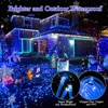 Itopfox 98ft 960 LED Waterproof Outdoor Ice Lights 8 Modes Memory Timer Plug in Curtain String Lights Blue 1 Pack for Holiday Home - 4 of 4