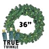 Novelty Lights LED Pre-Lit Artificial Christmas Wreath, Colorado Pine Greenery, Christmas Decoration - 2 of 4