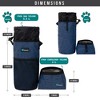 PetAmi Travel Dog Food Bag, Pet Cat Collapsible Bowls Set, Portable Foldable Waterproof Lining - 3 of 4