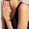 Free bird Cross Birthstone Bracelet | Dainty 14K Gold Plated Cross Charm Bracelet | Stretchable Elastic Gold Beaded Bracelet - 3 of 4