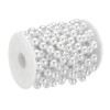 Unique Bargains Faux Pearl Beading Chain with Spool for DIY Necklace Bracelet - 3 of 4