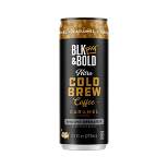 BLK & Bold Caramel Nitro Cold Brew Coffee - 7.5 fl oz Can